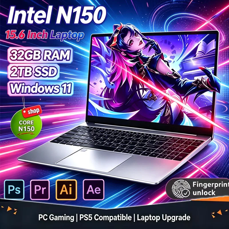 Ddr4 32Gb - Nuovo 2026 Laptop 15.6' Intel N150