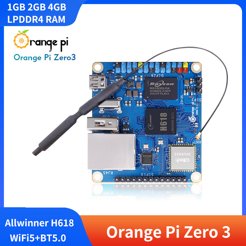Orange Pi Zero 3 1G 1.5G 2G 4G - Ram Memory Module recensione e prezzo