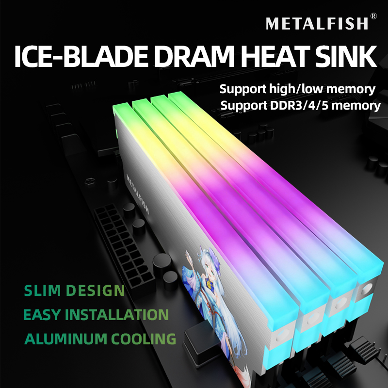 METALFISH DRAM Dissipatore di  - Ddr4 Desktop Ram recensione e prezzo